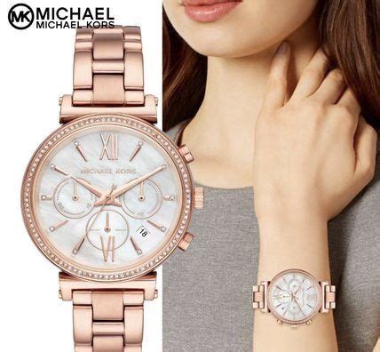 mk6576 michael kors|Michael Kors Sofie Chronograph Crystal Mother of .